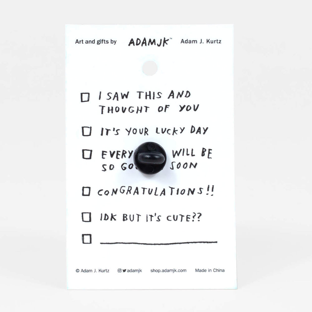 Gay and Boring Pin –– Adam JK