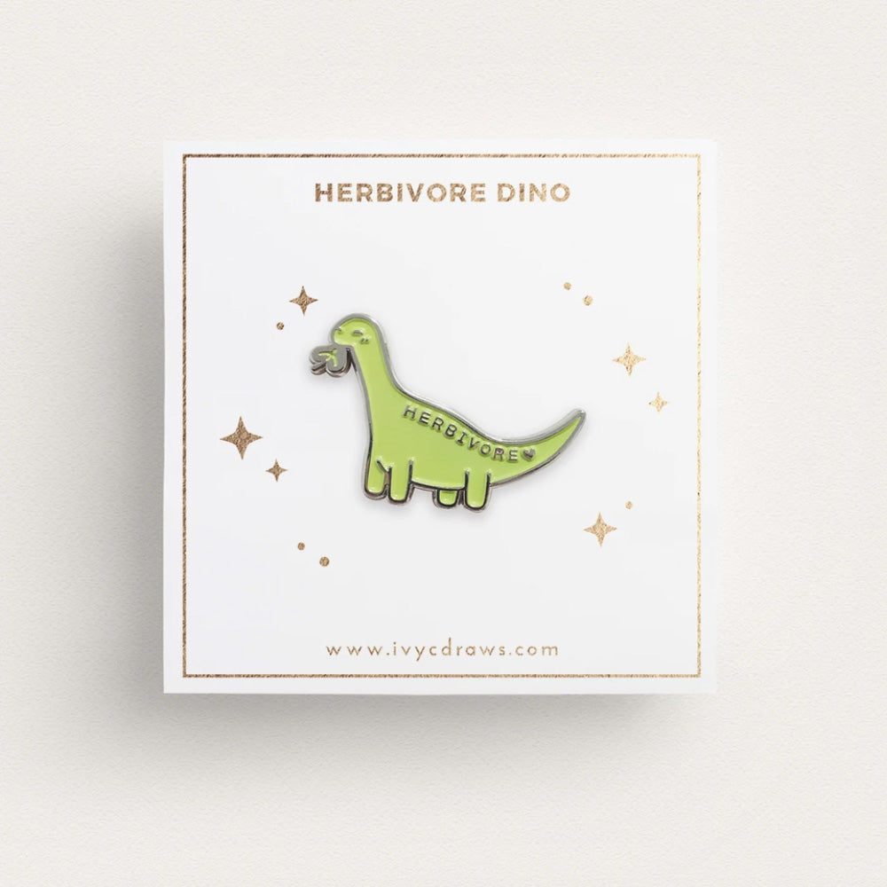 Herbivore Dino Pin –– Ivy Chan