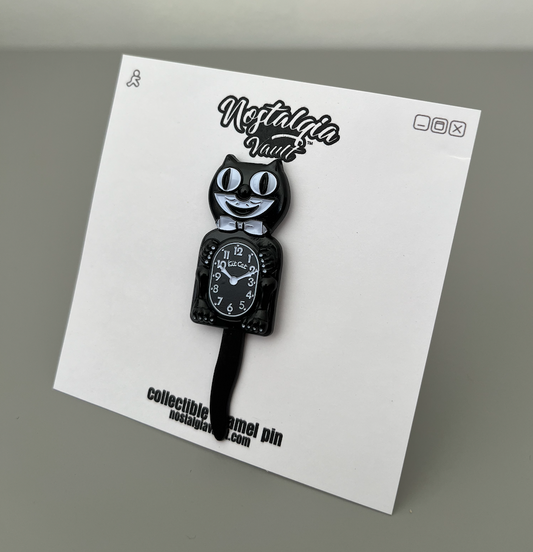 Kit-Cat Clock 3D Pin –– Nostalgia Vault