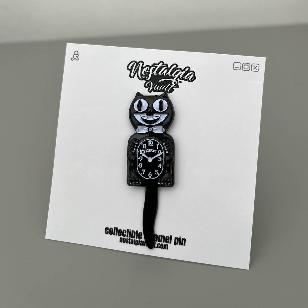 Kit-Cat Clock 3D Pin –– Nostalgia Vault