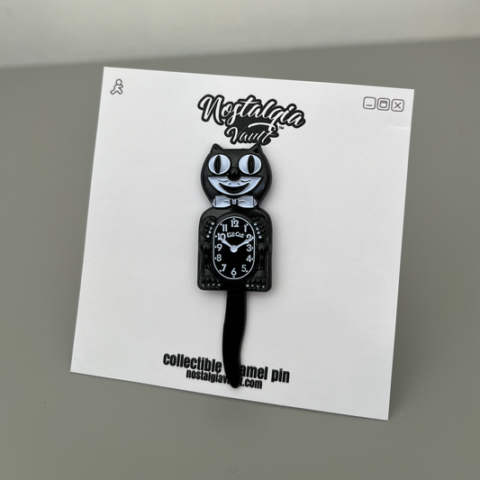 Kit-Cat Clock 3D Pin –– Nostalgia Vault