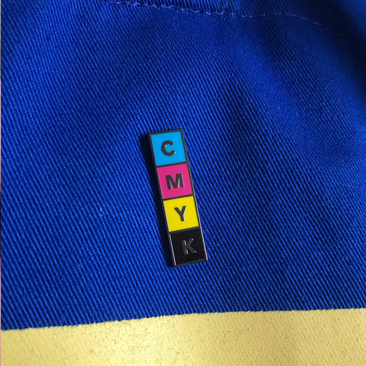 CMYK Printer's Marks — Enamel Pin