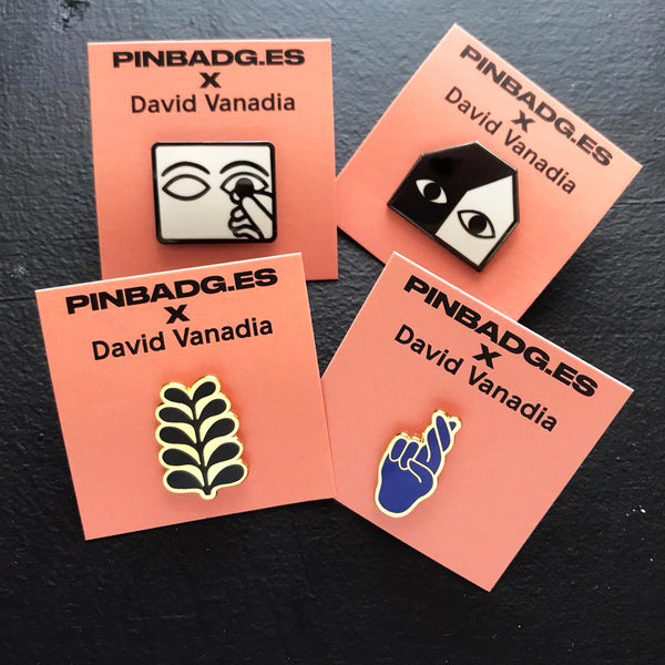 Fingers Well Crossed Pin –– David Vanadia