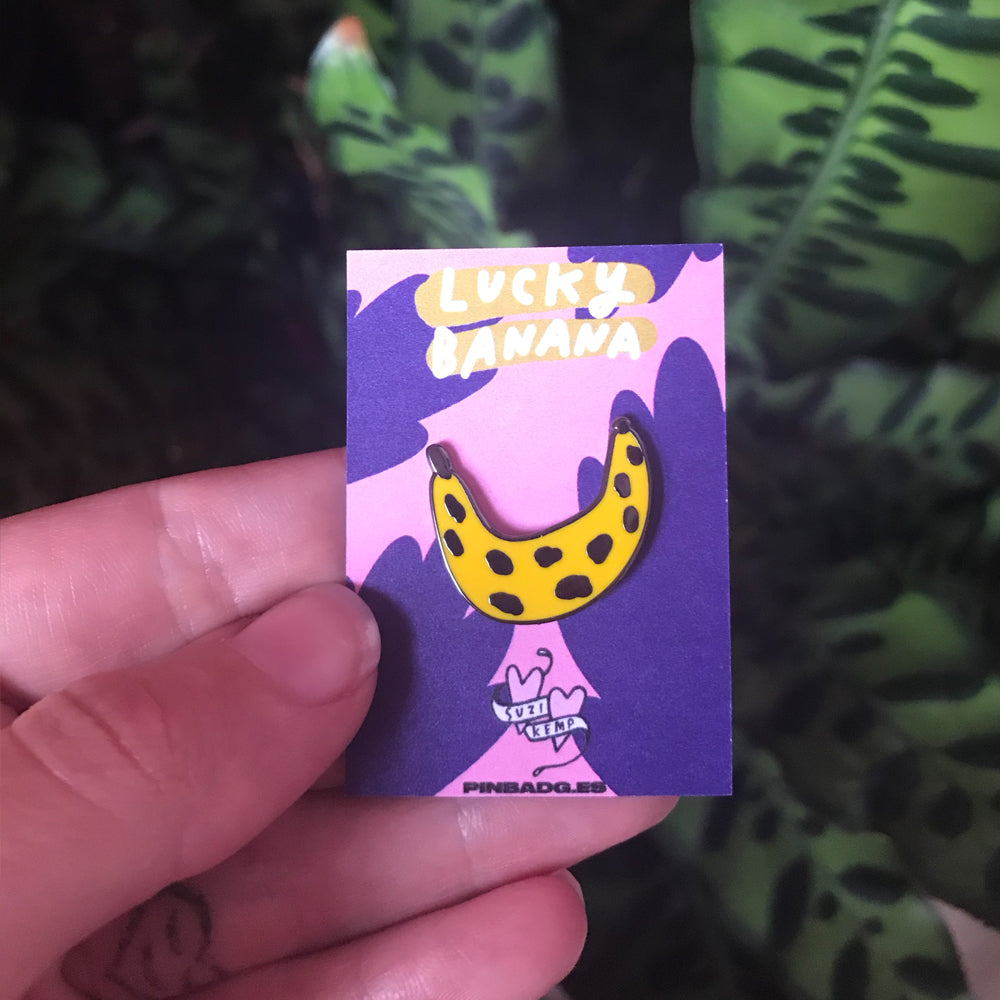 Lucky Banana Pin –– Suzi Kemp