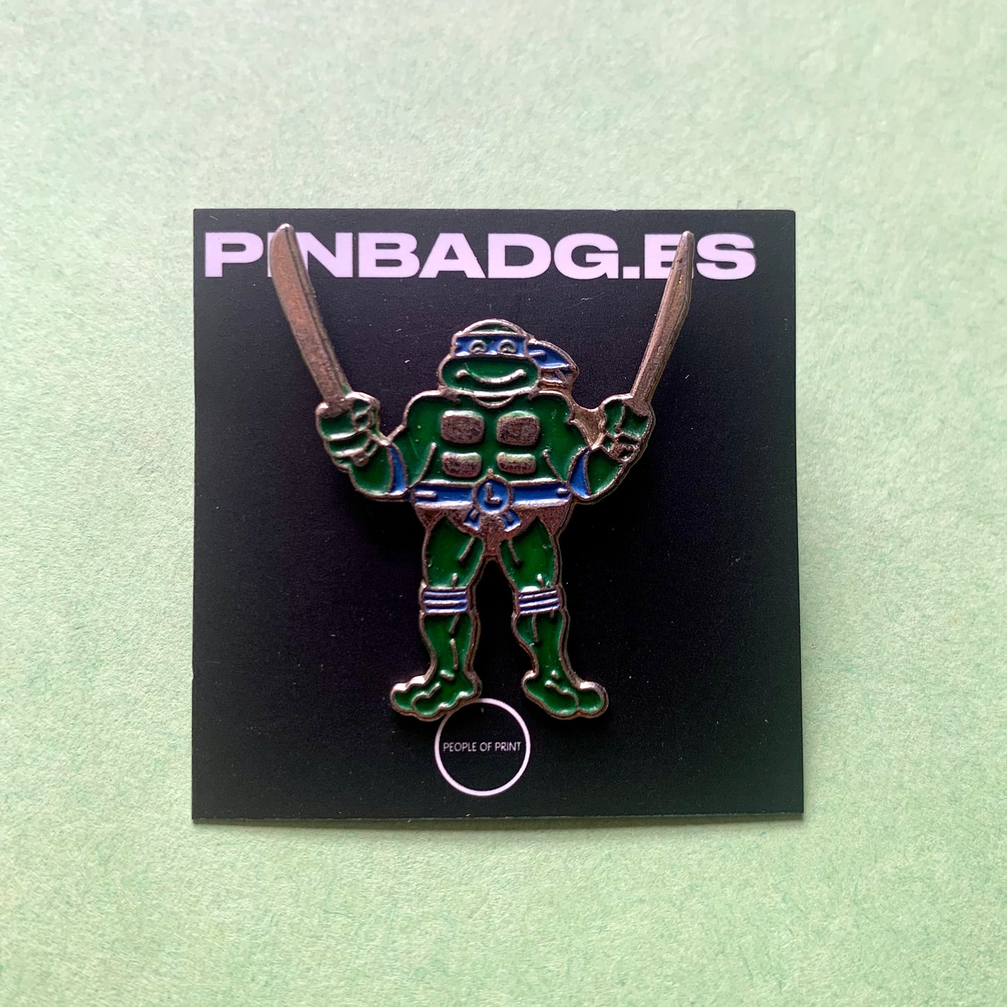 Vintage Leonardo TMNT Pin