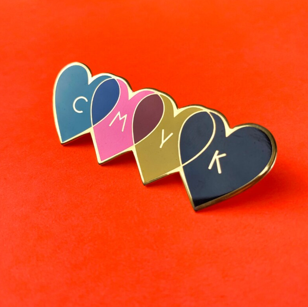CMYK Pin - Inkpinkponk