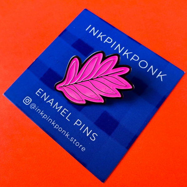 Happy Fern Pin - Inkpinkponk