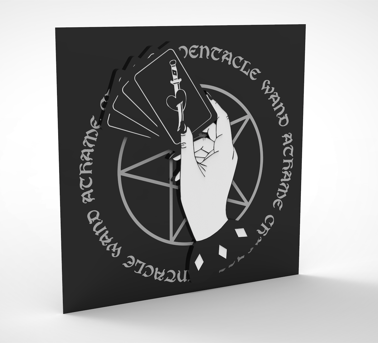 Athame & Tarot Cards Pin –– Vinny Nixon