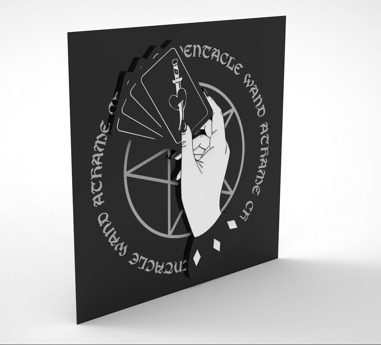 Athame & Tarot Cards Pin –– Vinny Nixon