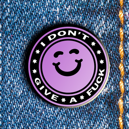 IDGAF Pin –– Philippe Wojtylo