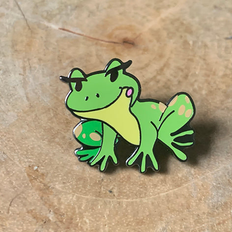 Frog Pin –– Zena X Pinbadg.es