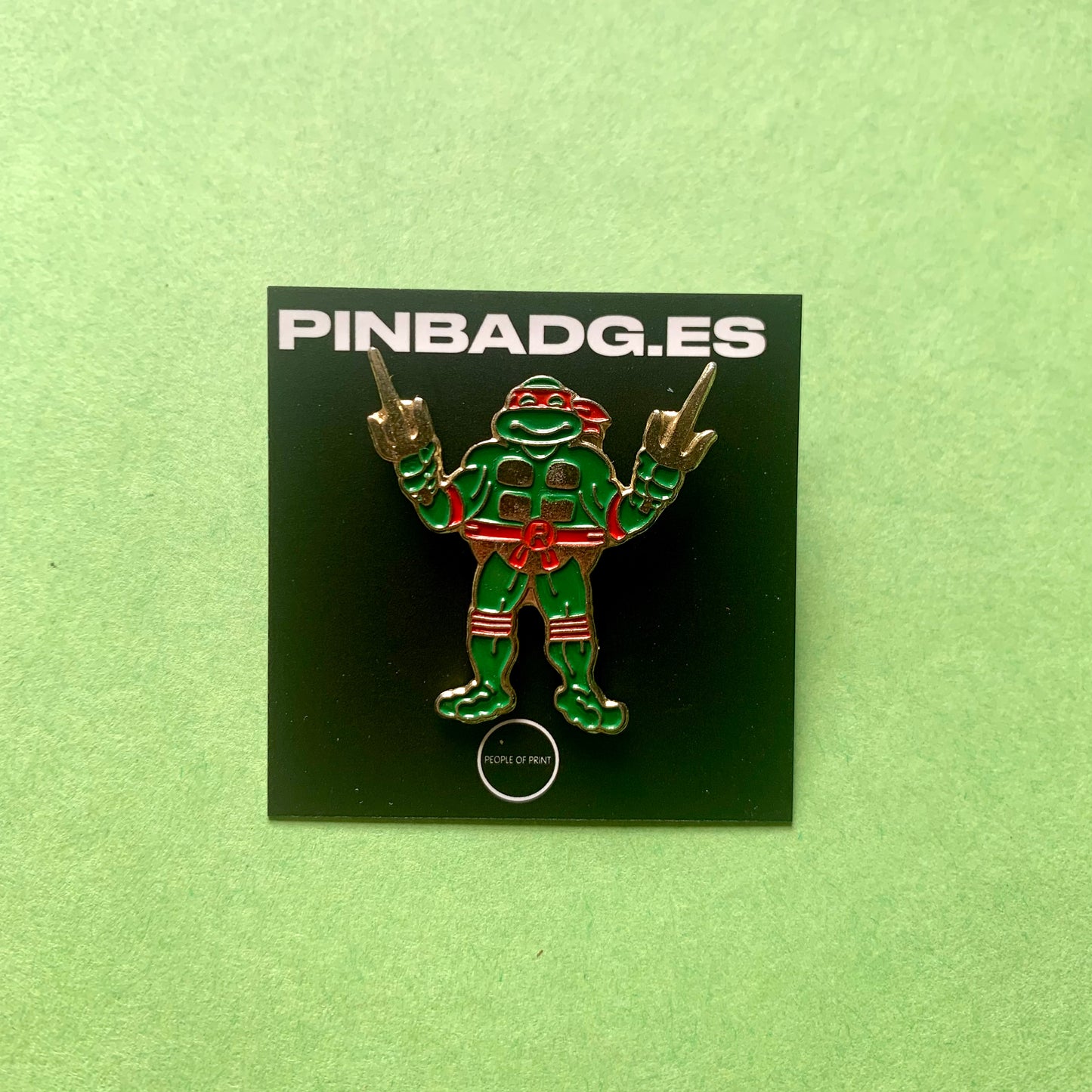 Vintage Raphael TMNT Pin